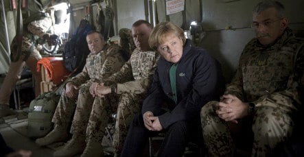 Bad weather spurs Merkel home from Afghanistan early