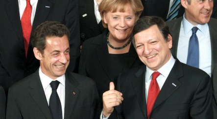 Merkel and Sarkozy back Barroso for another term at EU's helm