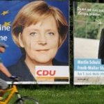 Merkel urges Germans to vote in EU poll