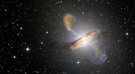 Astronomers use supercomputer to resize massive black hole