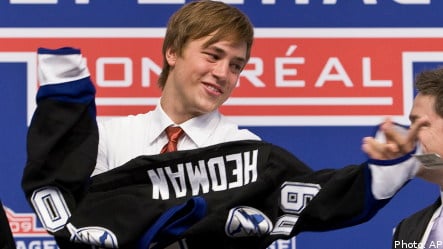 Swedes claim record haul in NHL draft