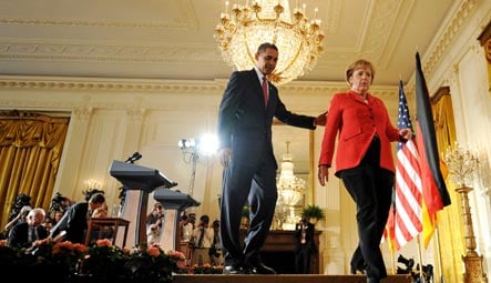 Merkel and Obama close ranks in DC