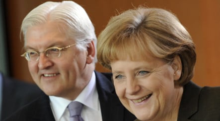 Steinmeier says coalition cramping election campaign