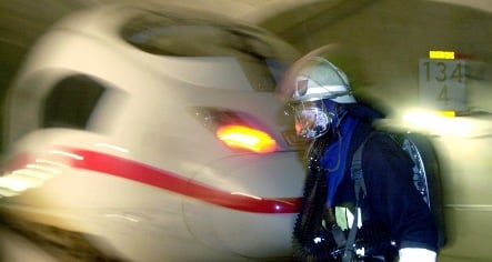 High-speed train catches fire in Hannover station
