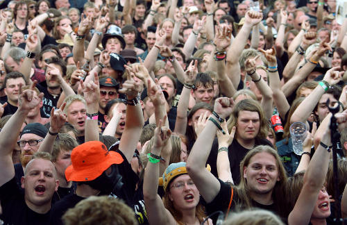 More than 75,000 fans are expected at the open air festival, which officially kicked off Thursday, July 30. Photo: DPA