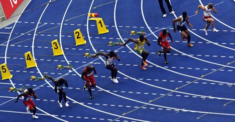 Bolt, Gay cruise at Berlin track competition