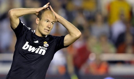 Bayern Munich aiming to snap up Real Madrid's Robben