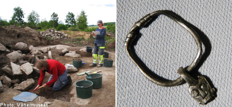 Swedish archaeologists uncover 7th century ship