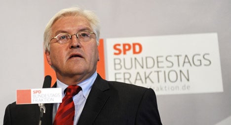 SPD makes Steinmeier parliamentary leader