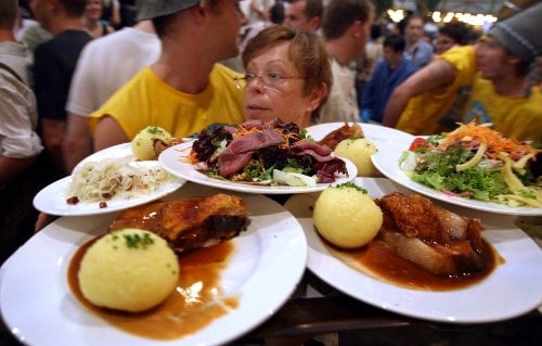 ...and traditional German food.Photo: DPA
