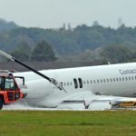 Plane with SPD boss makes crash landing