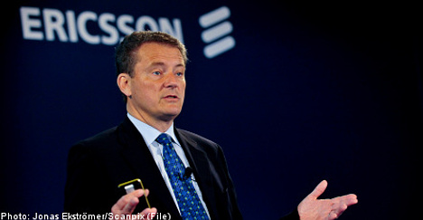 Ericsson hit by falling profits
