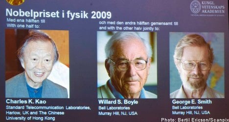Fibre optic pioneers to share Nobel physics prize