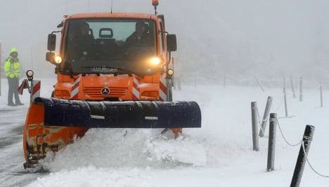 Winter storm warning issued for east Germany