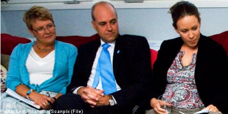 Reinfeldt and Olofsson back Green party talks
