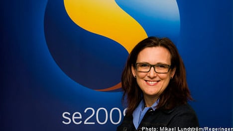 Malmström Sweden’s new EU commissioner