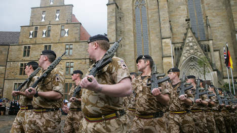 British troops to leave Germany under Tories