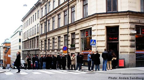 Sweden and the art of standing in line