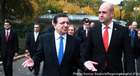 Reinfeldt pushes for consensus on EU leader