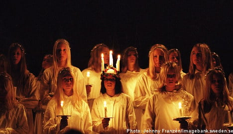 December in Sweden: From candle-head girls to jellied veal