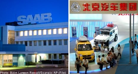 China's BAIC in deal to buy parts of Saab: report
