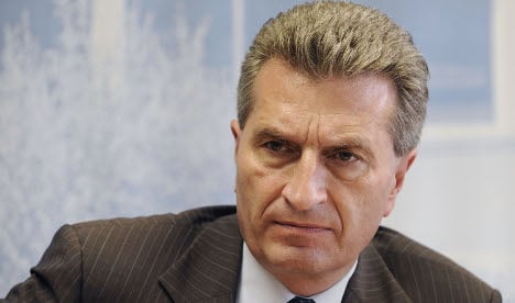 Oettinger ridiculed online for atrocious English