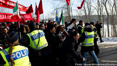 Iranian demo in clash with Swedish police