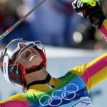 Riesch takes gold in super-combined