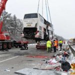 Three dead in Danish tour bus crash