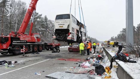Three dead in Danish tour bus crash