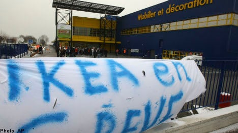 Ikea hit by strikes in France