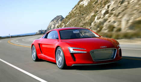 Flashy Audi roars past other VW brands