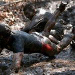 Stubborn ‘strongmen’ brave ash cloud for gruelling foot race