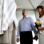 Couples flock to tie knot on drop-in wedding day