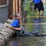 Flooding eases in the east
