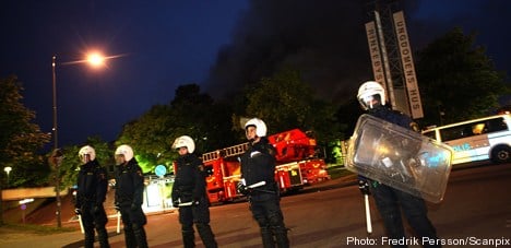 Man arrested over Rinkeby riots