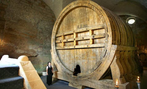 Behemoth wine barrel to be tapped after 400 years