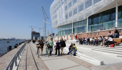 Harbouring architecture in Hamburg