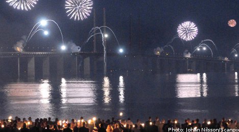Malmö celebrates as Öresund bridge turns 10