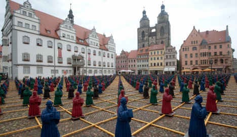 Luther statues create colourful controversy in Wittenberg