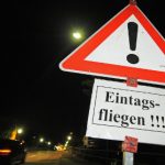 Mating mayflies pose Bavarian traffic hazard