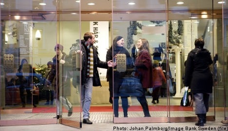 Foreign tourists boost Swedish retail sales