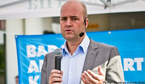 Record high support for Reinfeldt as PM: poll