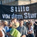 Stuttgart protest attracts 20,000 silent demonstrators