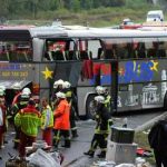 12 killed, more injured in motorway bus crash