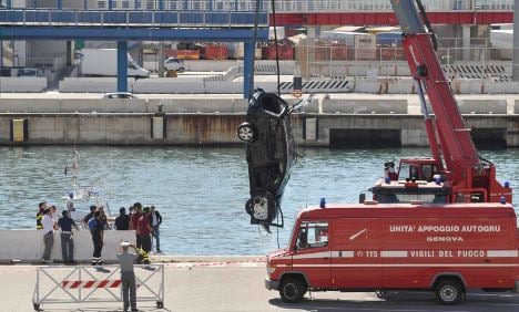German tourists killed in freak ferry accident at Genoa harbour