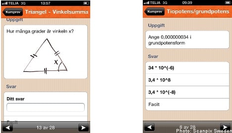 Swedish teacher releases iPhone maths app