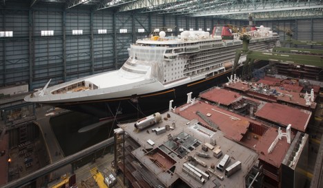 Biggest German-built cruise ship completed