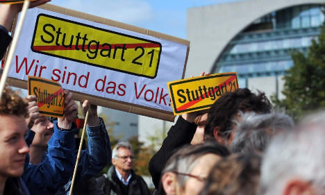 Greens call for national Stuttgart 21 protests