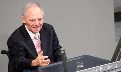 Euro at stake in Ireland bailout, Schäuble says